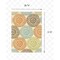 Homeroots 3 x 5 ft. Beige & Blue Medallion Indoor & Outdoor Area Rug 388689 - alternate 5